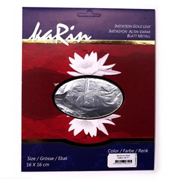 Karin İmitasyon Gümüş Varak 16X16 cm 100 Yaprak