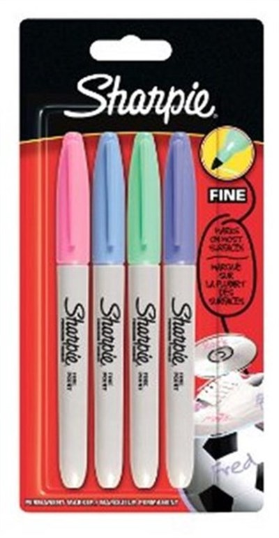 Sharpie Markör Pastel Renkler 4Lü