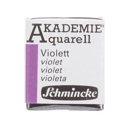 Schmincke Akademie Aquarell Yarım Tablet Sulu Boya 440 Violet