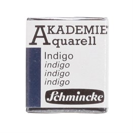 Schmincke Akademie Aquarell Yarım Tablet Sulu Boya 442 Indigo