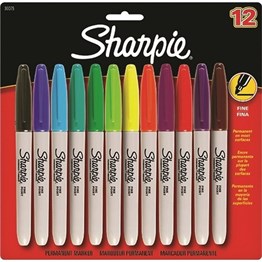Sharpie Permanent Marker Set Fine 12li Karışık Renk (2065404)
