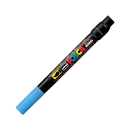 Uni Posca PCF-350 Brush Marker 1-10 mm Light Blue