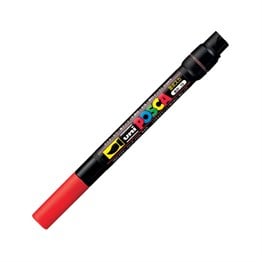 Uni Posca PCF-350 Brush Marker 1-10 mm Red