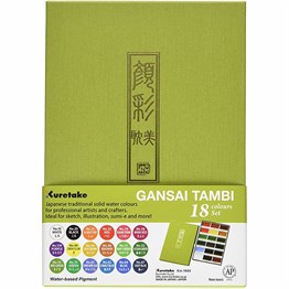 Zig Pigment Gansai Tambi Suluboya Seti 18Li