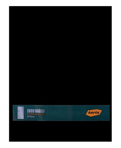 Karin Ebru Kağıdı Siyah 20'li 35x50 cm