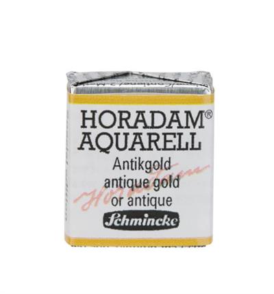 Schmincke Horadam Aquarell Yaldız Sulu Boya Yarım  Tablet 898 Antique Gold