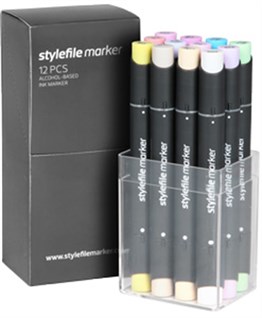 Stylefile Marker 12li Pastel Set