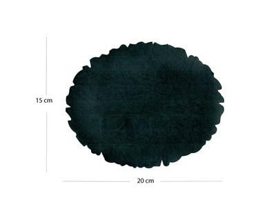 Illumination and Miniature Paper Dark Green, Pudding  Sized Oval 15-20 cm