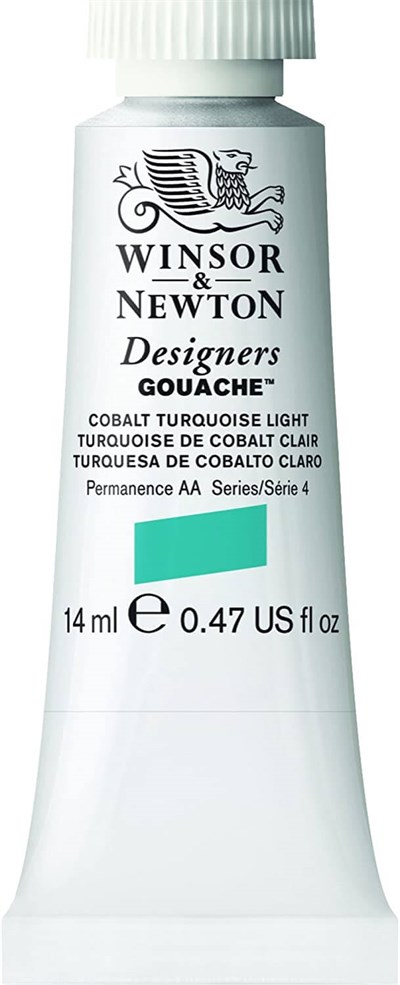 Winsor & Newton Designers Guaj Boya 14 ml Cobalt Turqoise Light  191