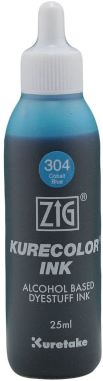Zig Kurecolor Mürekkep 25 ml 305 Cobalt Blue