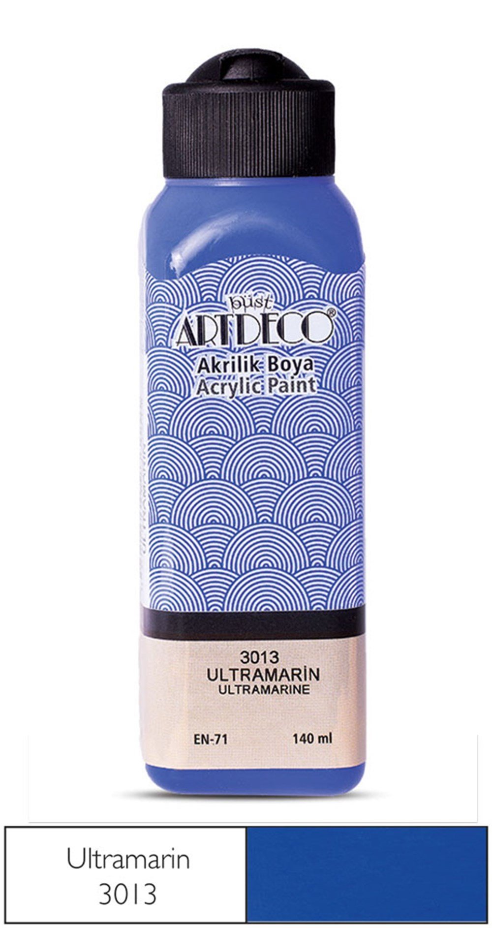 Artdeco Acryclic Paint 140 ml 3013 Ultramarines | Karin Art Supplies