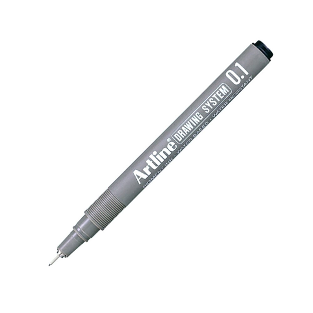 Artline Teknik Çizim Kalemi 0,1 mm Siyah | Karin Sanat