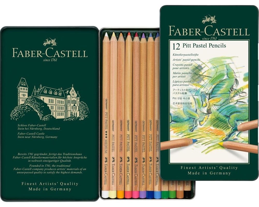 Faber Castell Pitt Pastel 12 Color | Karin Art Supplies