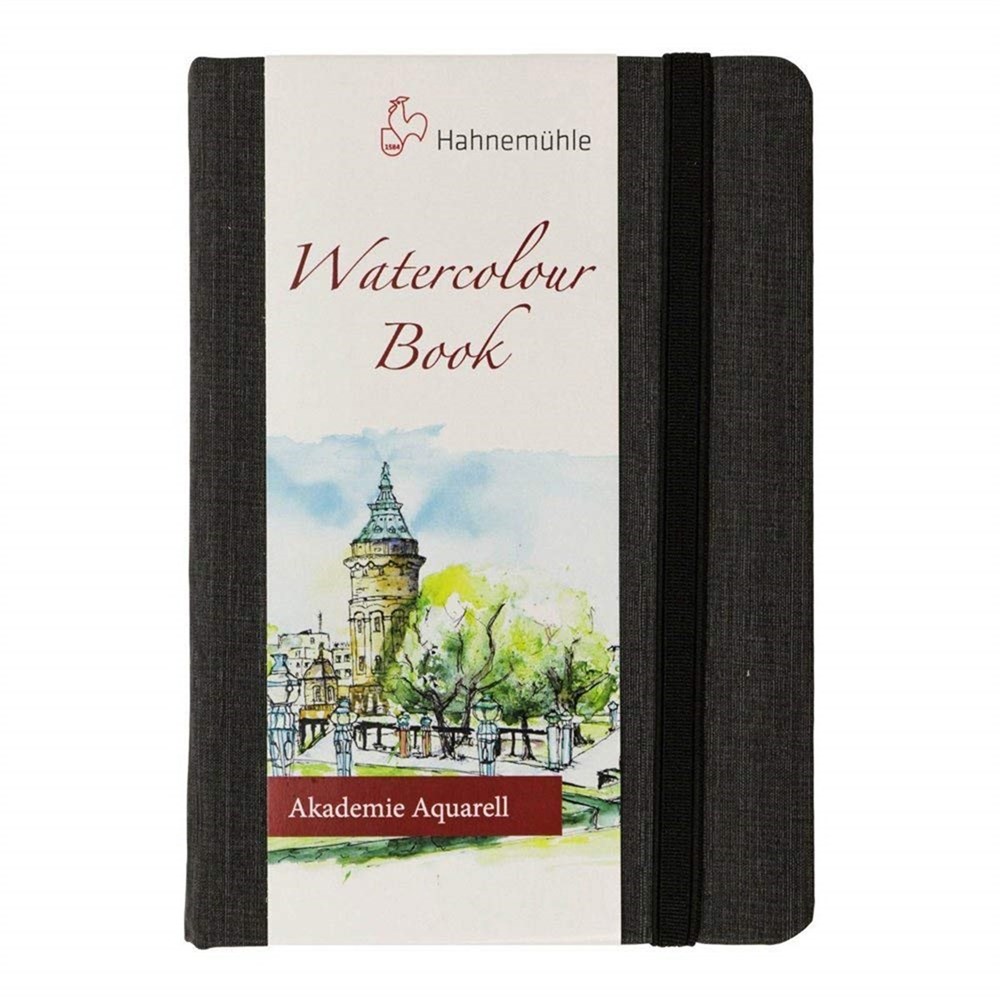 Carnet Aquarelle Hahnemühle - 100% Coton - 250 G/m² - Format Paysage A5 - 30 Feuilles