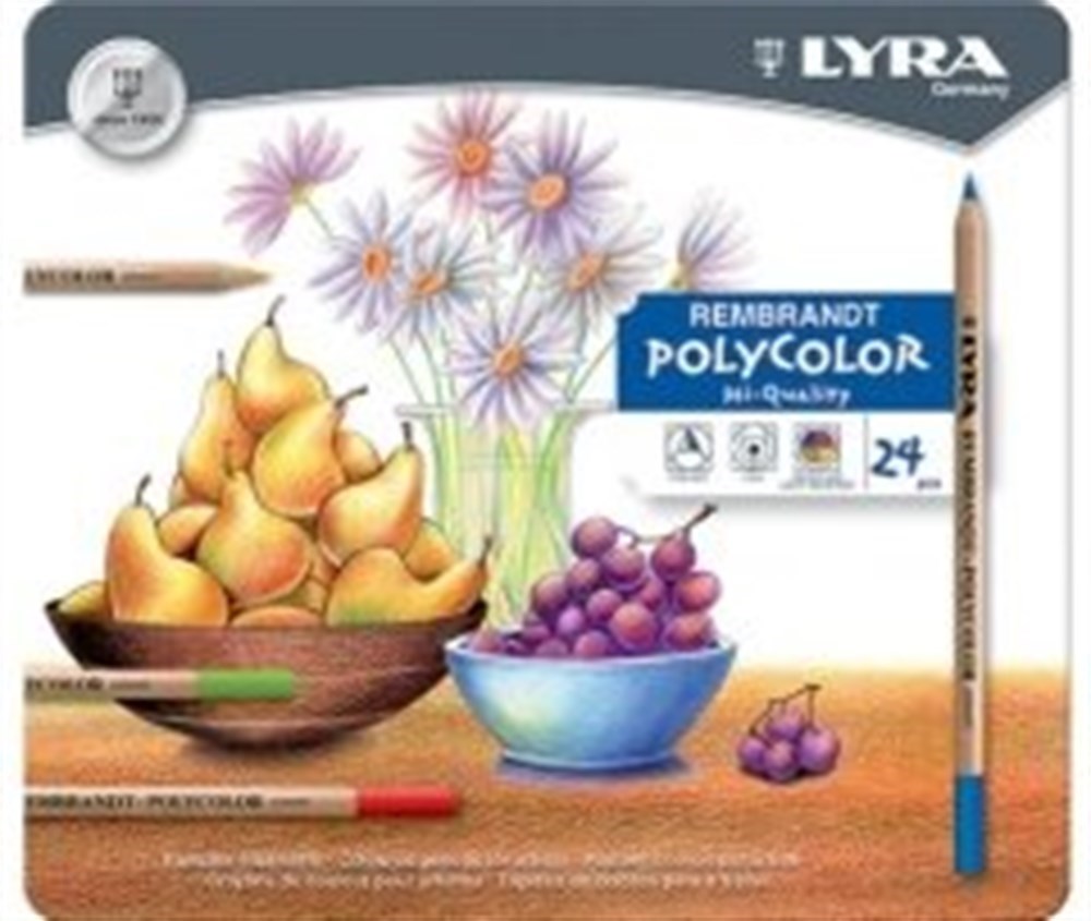 LYRA Rembrandt Polycolor - Scatola Metallo 24 Matite Colorate Per Artisti E Appassionati - Foto 8