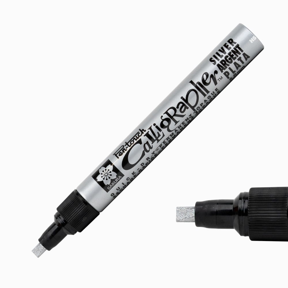 Sakura Pen Touch Calligraphy Pen 5,0mm - Silver