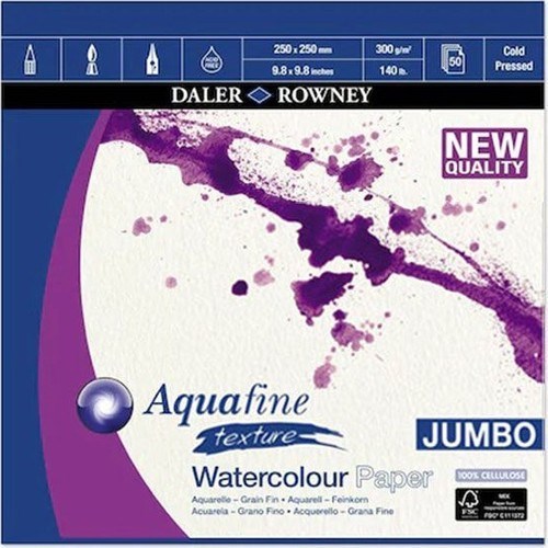 Daler Rowney Aquafıne Water Colour 25*25Cm 300Gr  Cold Pressed