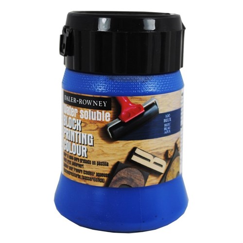 Daler Rowney Water Soluble Block Printing Colour Blue 250 ml