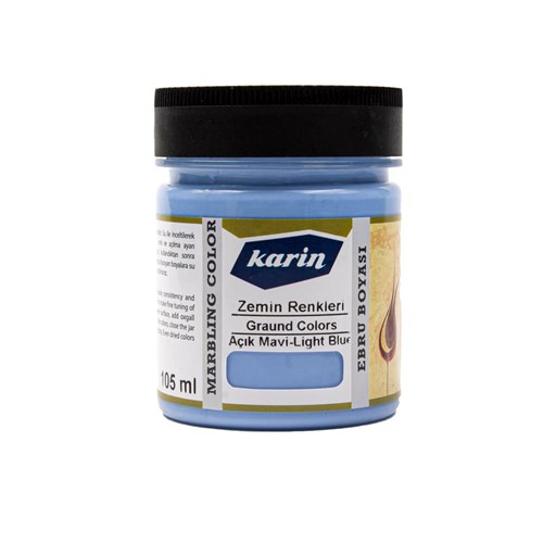 Karin Ebru Boyası 902 Zemin Renkleri - Açık Mavi 105 ml
