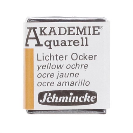 Schmincke Akademie Aquarell Yarım Tablet Sulu Boya 660 Yellow Ochre