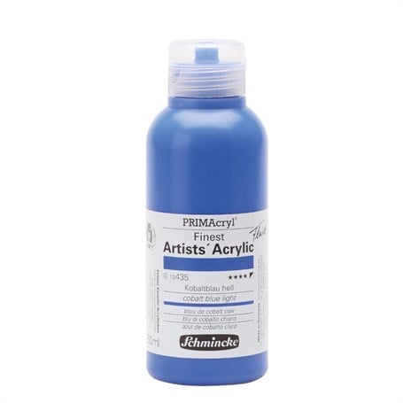 Schmincke Primacryl Artist Akrilik Boya 250 ml Seri 4 435 Cobalt Blue Light
