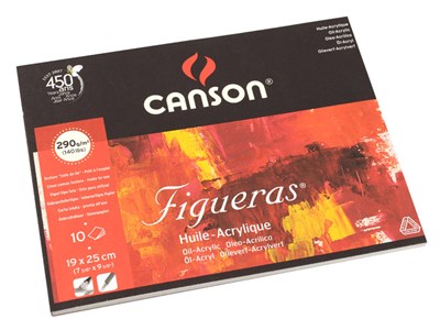 Canson Figueras Yapışkanlı Blok 24x33cm 290gr 10Syf