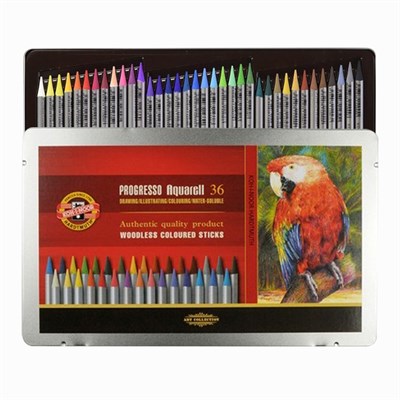 Kohinoor Set Of Woodless Aquarell Coloured Pencils 8785 36