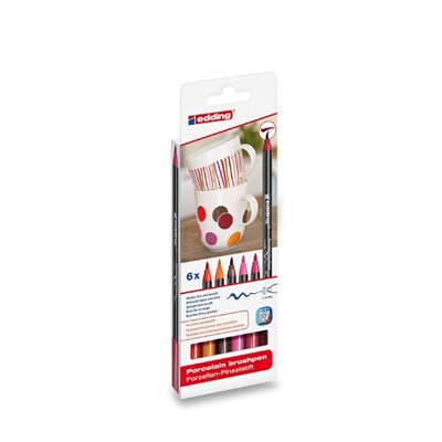 Edding Porselan Kalem Seti- Sıcak Renkler