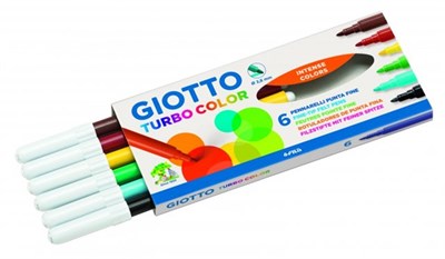 Giotto Turbo Color Keçeli Kalem 6lı