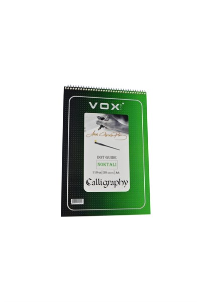 Vox Dot - Noktalı Kaligrafi Defteri 110 gr A4 50 Sayfa