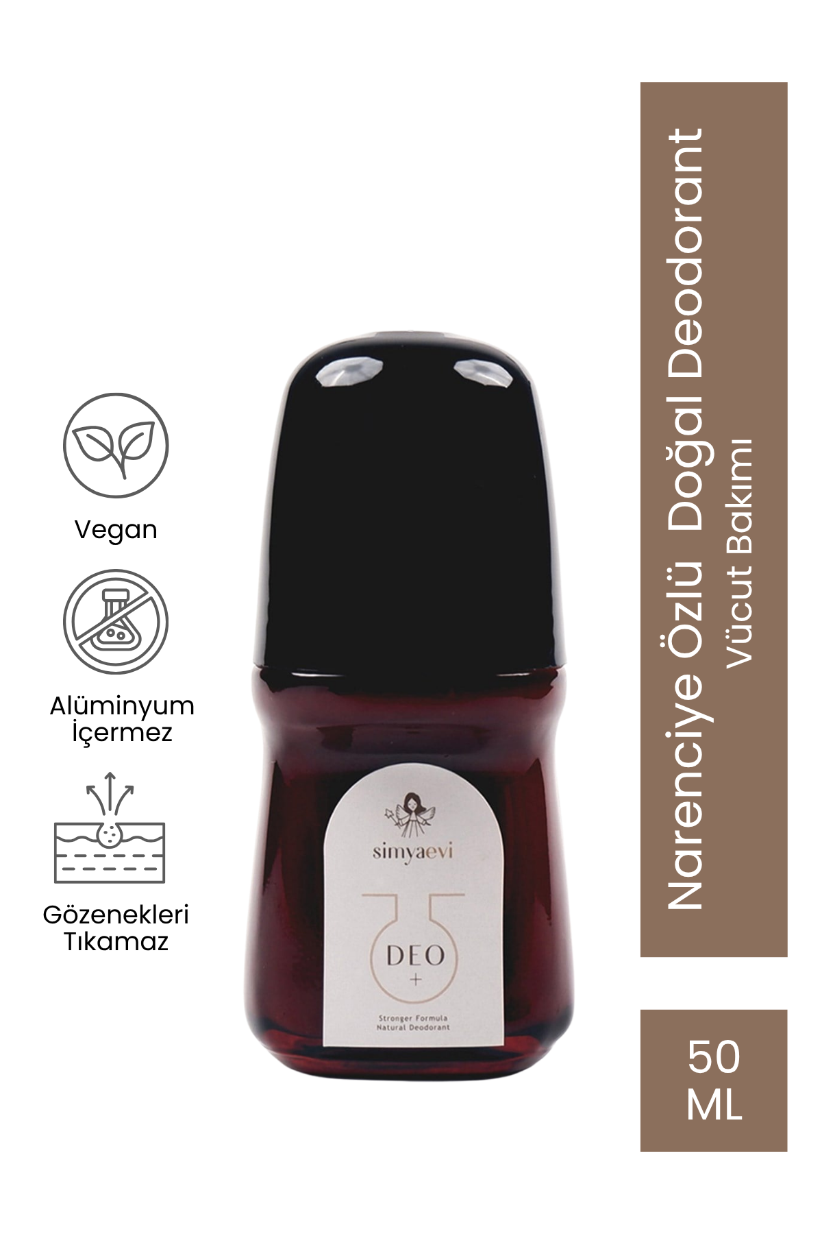 Deo+ Güçlendirilmiş Doğal Deodorant - Simya Evi - Vücut Bakımı
