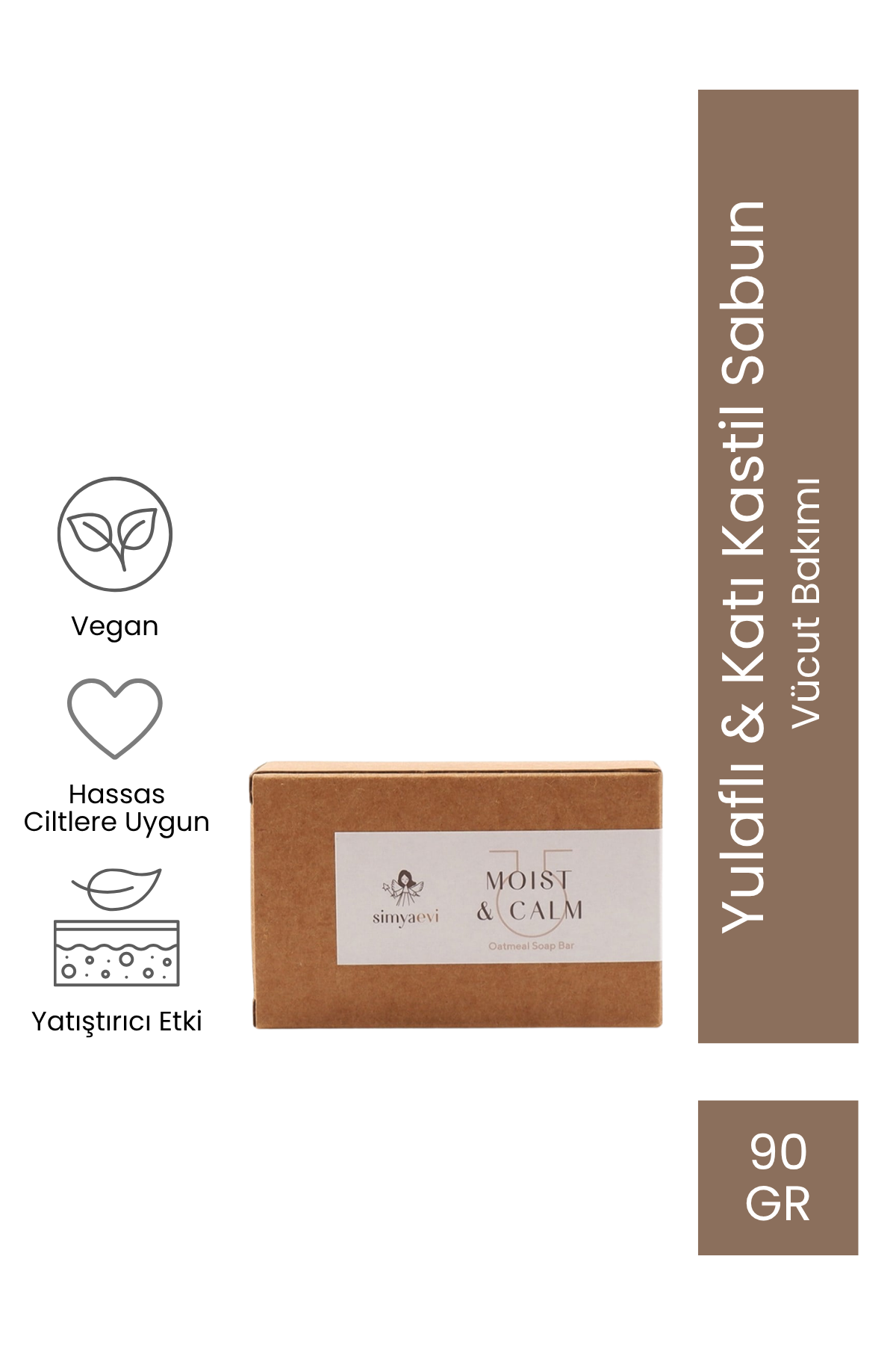 Moist&Calm Yulaflı Sabun - Simya Evi - Cilt Bakımı