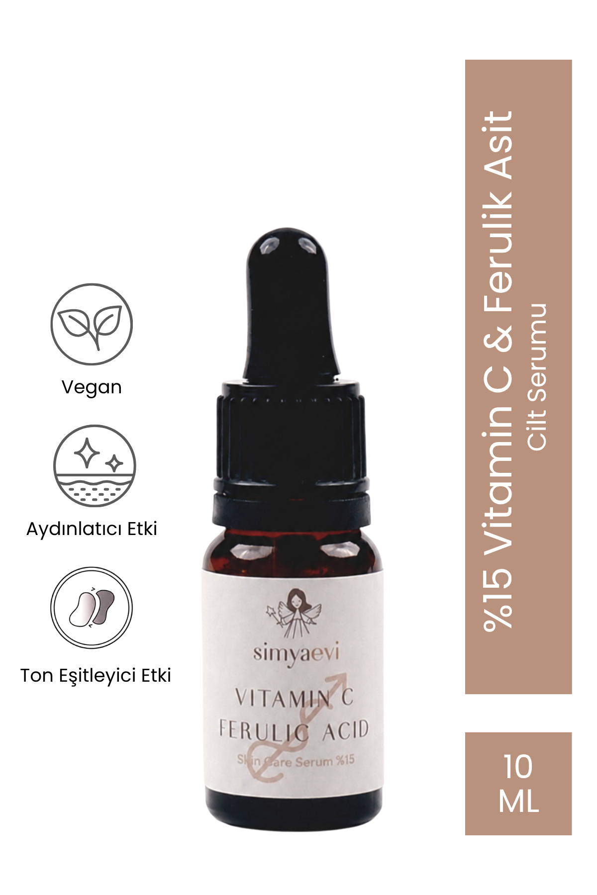 Vitamin C Ferulic Acid Cilt Bakım Serumu (%15) - Simya Evi - Cilt Bakımı