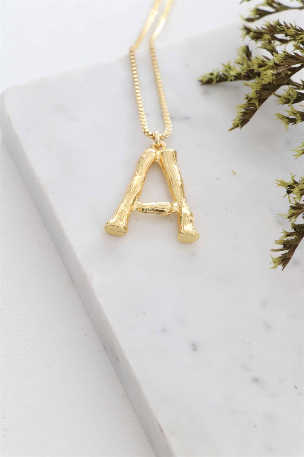 A Harfli Kadın Kolye