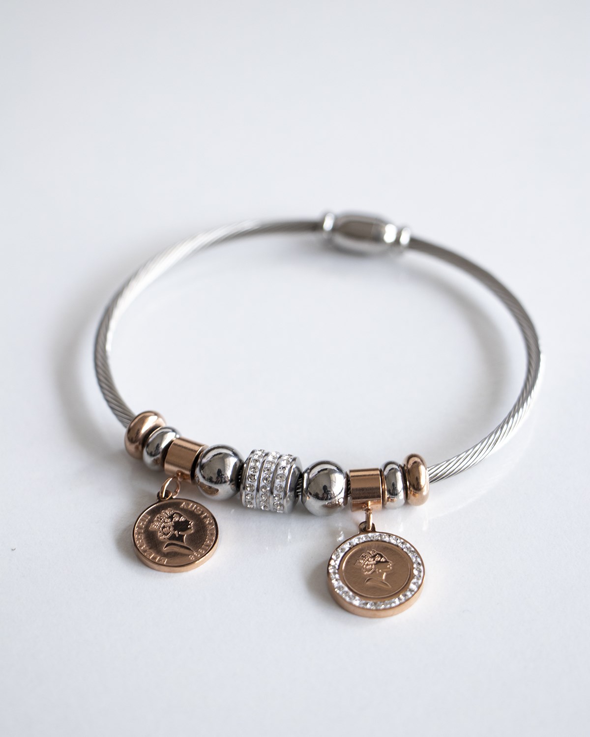 Çelik Kadın Bileklik