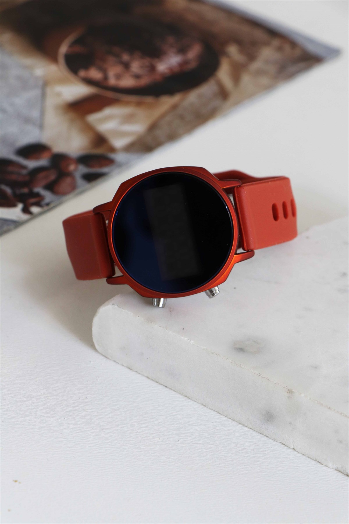 Turuncu Slikon Unisex Kol saat