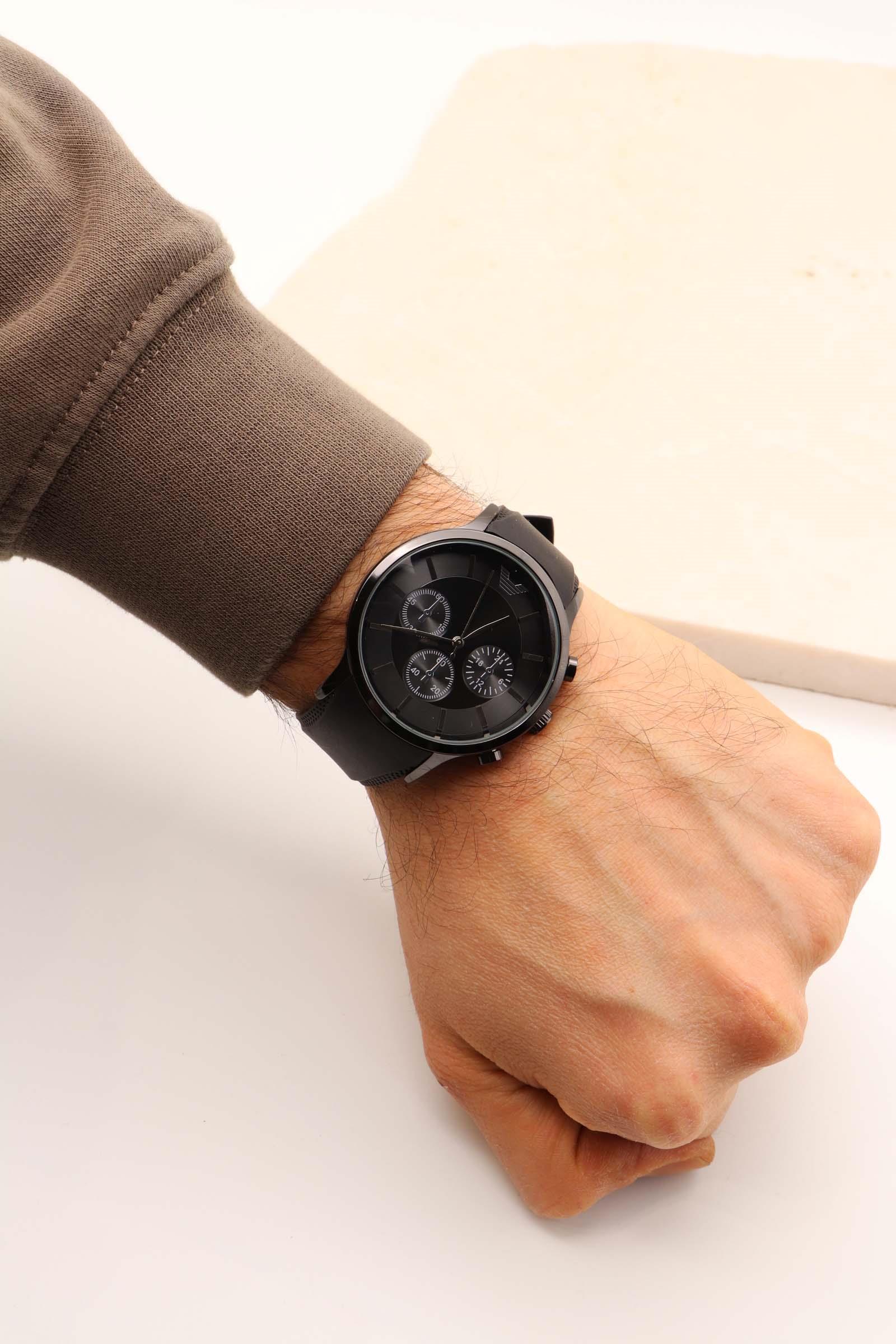 Armani Black Metal Erkek Kol Saati