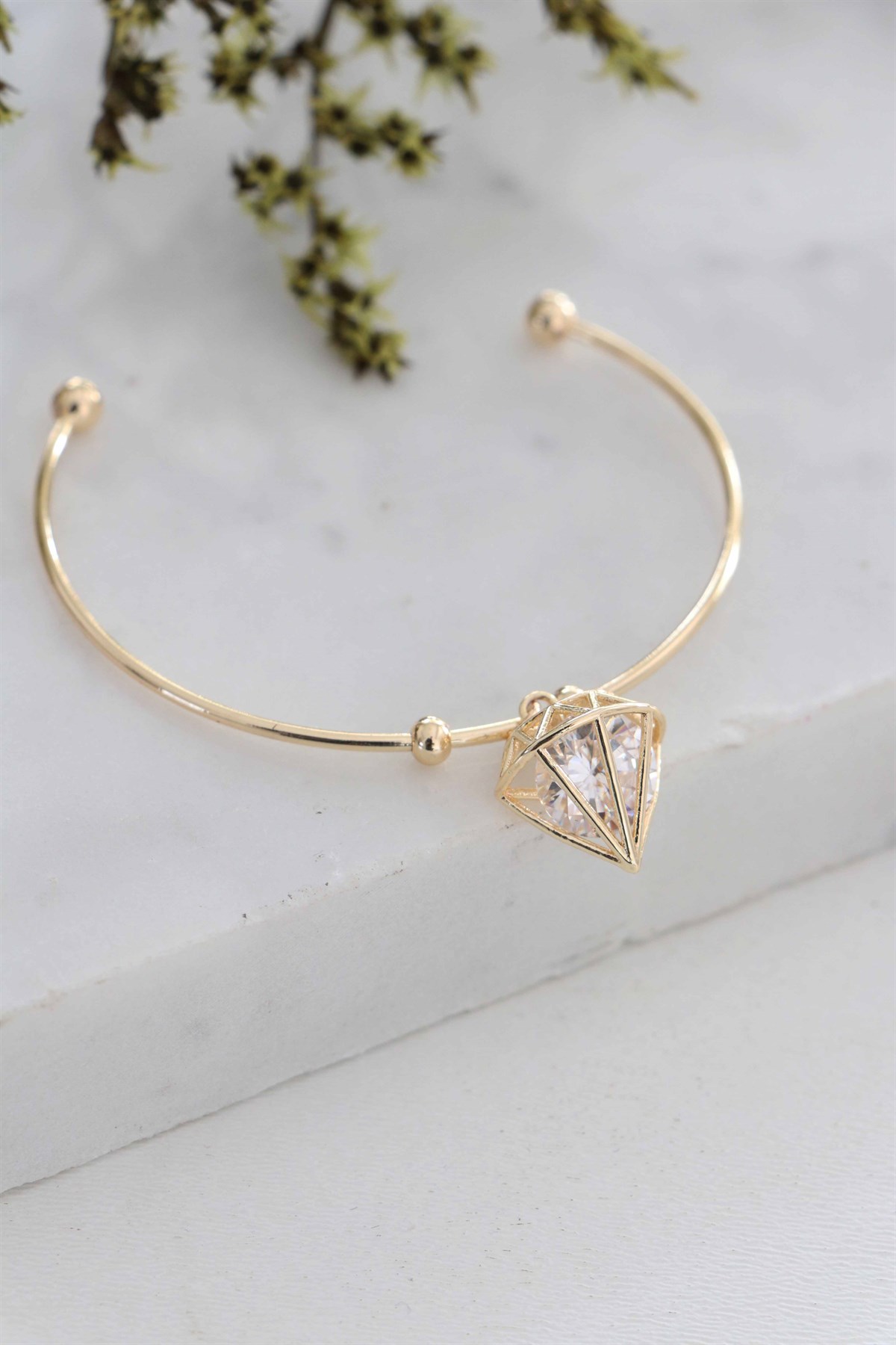 Gold Elmas Bileklik