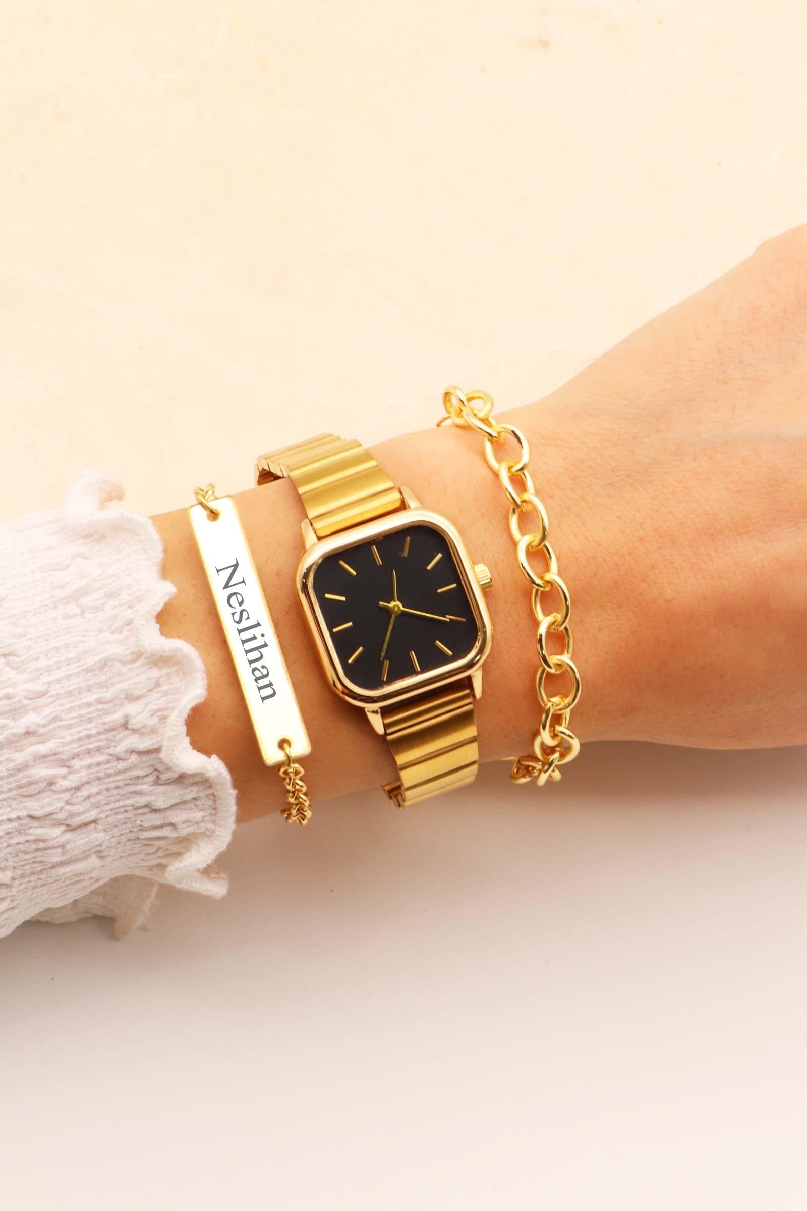 Henna Çelik Kadın Kol Saati