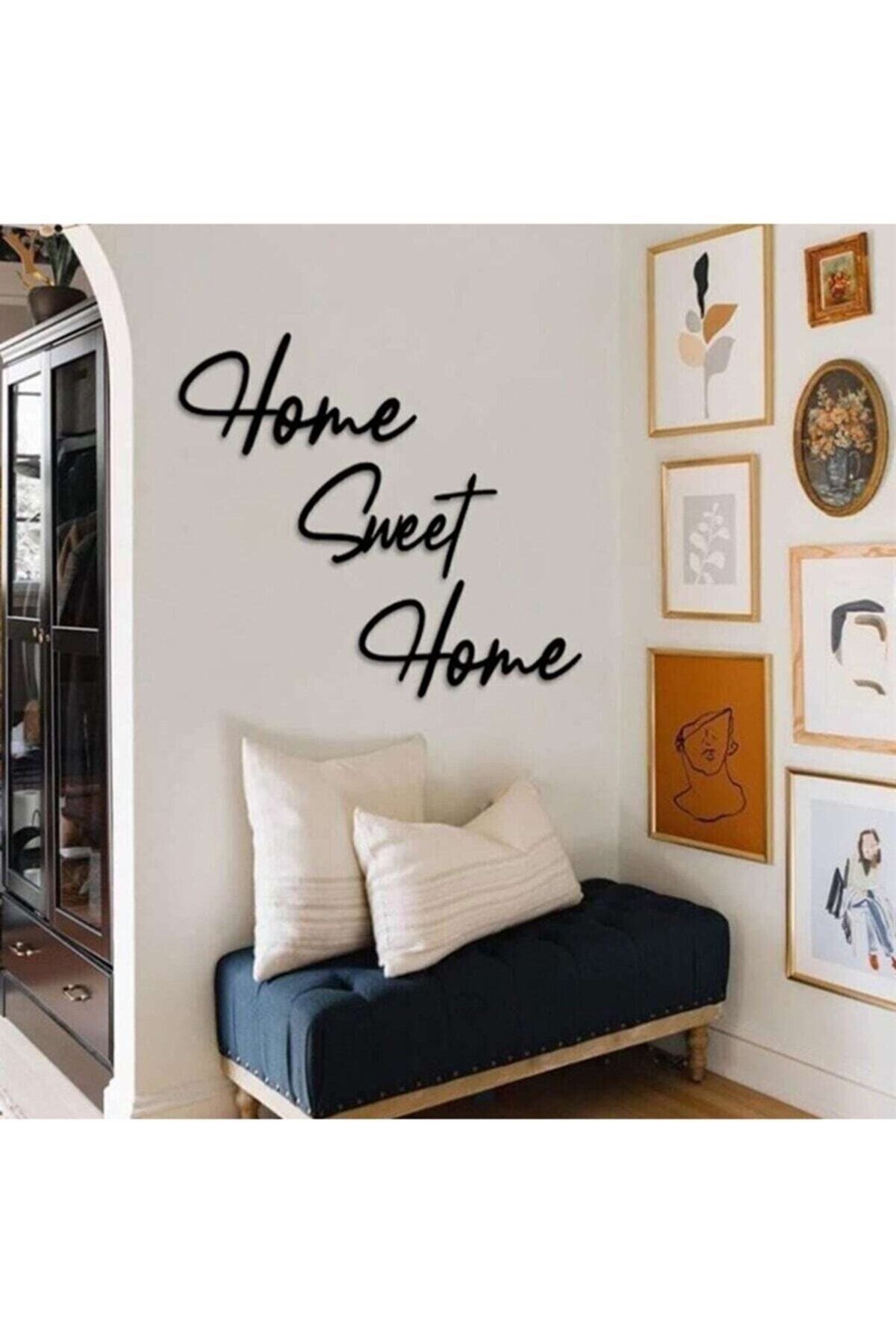 Home Sweet Home Duvar Tablosu Dekoratif