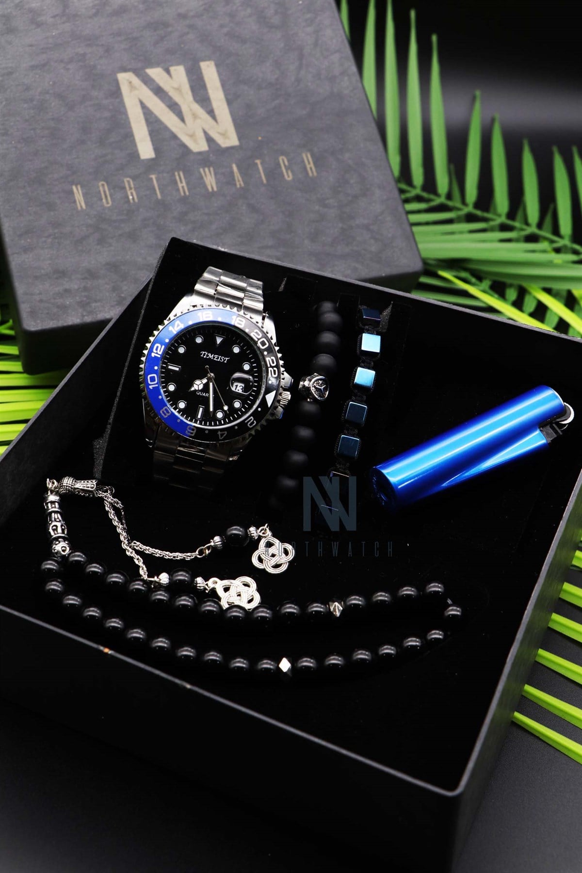 Metal Erkek Kol Saati Seti