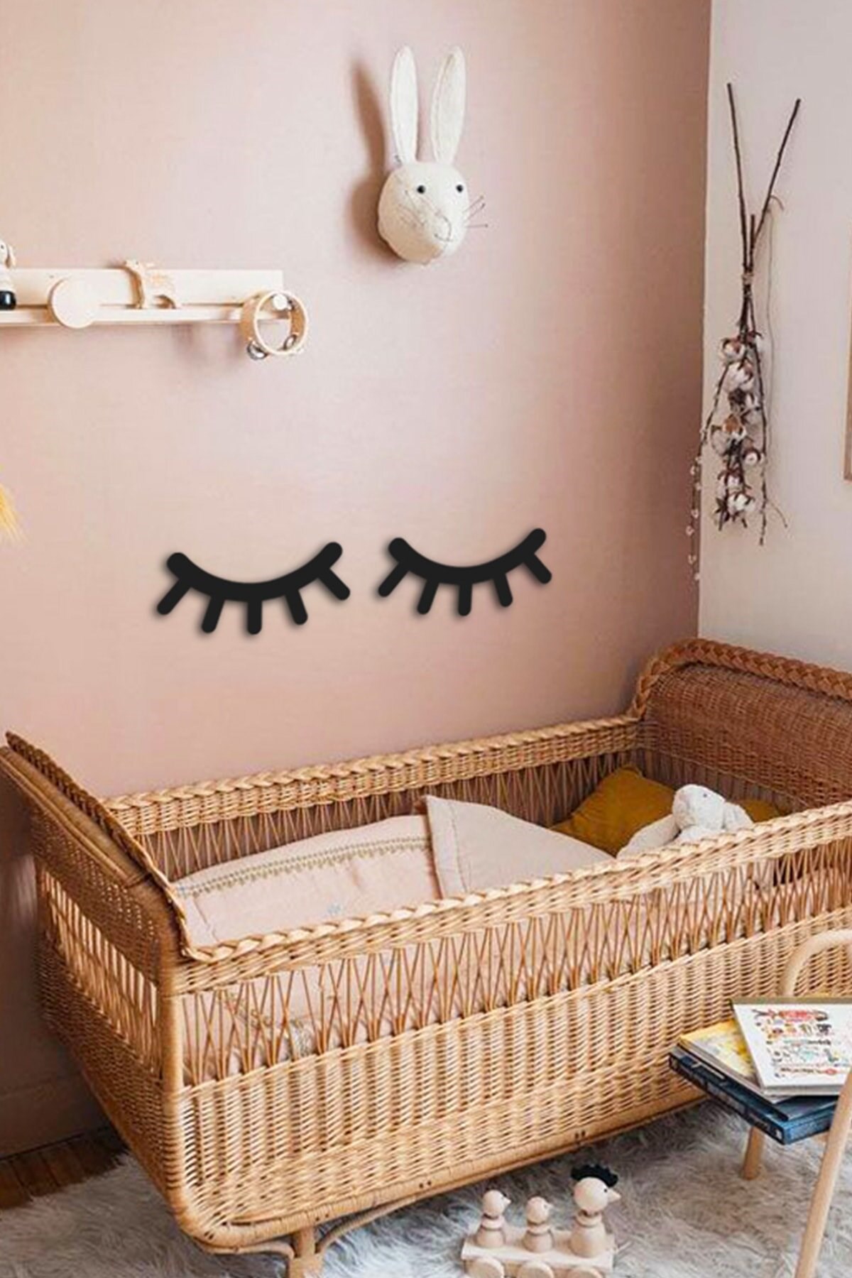 Siyah Ahşap Be Real Be Yourself Duvar Dekoru