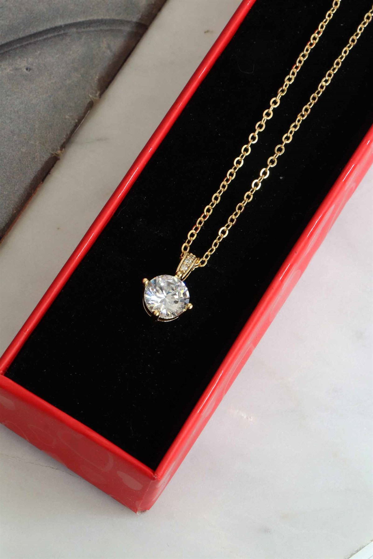 Tektaş Gold kolye