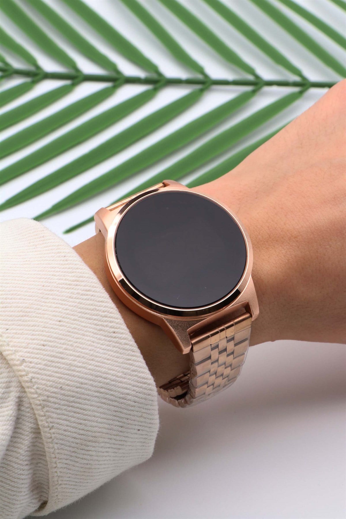 Unisex Rose Dijital Kol Saati