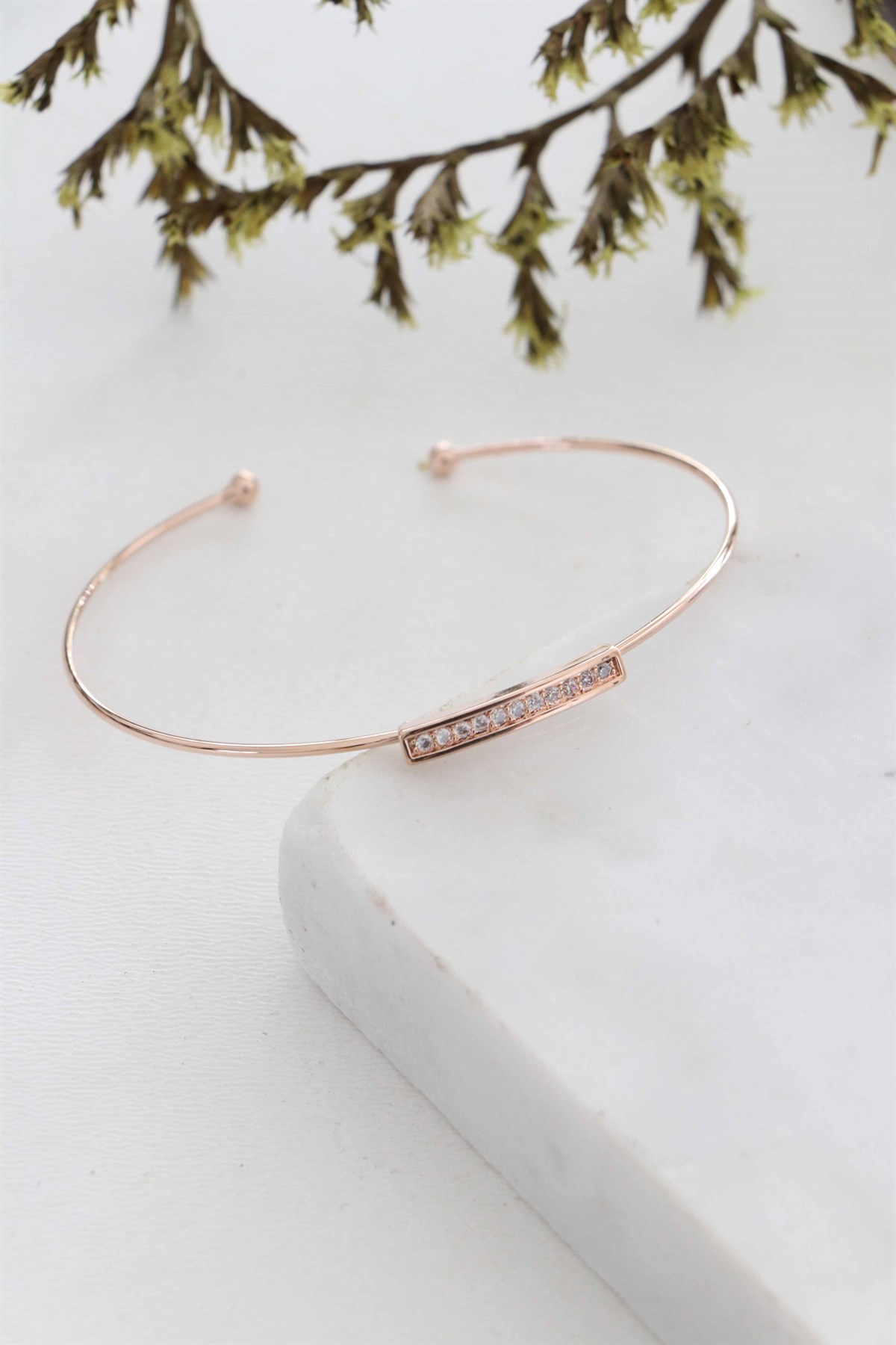 Zirkon Detaylı Bileklik