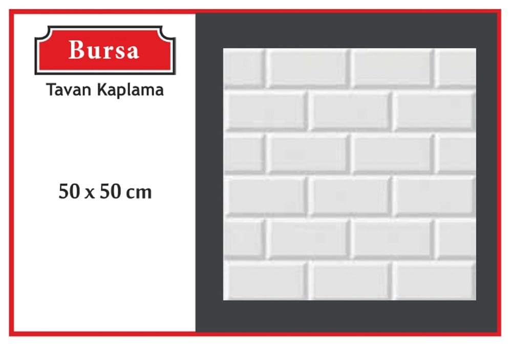 TAVAN KAPLAMA TUĞLA BURSA MODELİ 