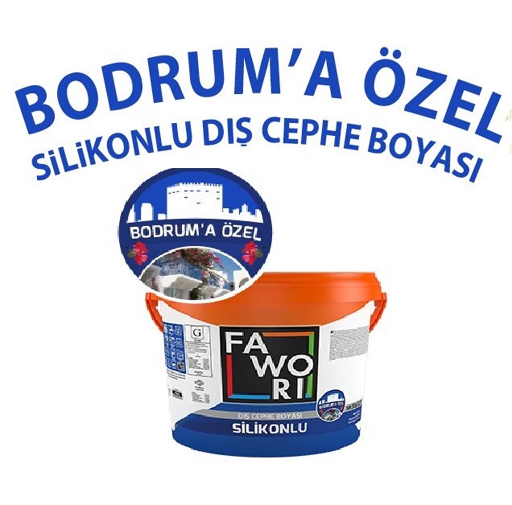 FAWORİ BODRUMA ÖZEL SİLİKONLU DIŞ CEPHE BOYA 20 KG.