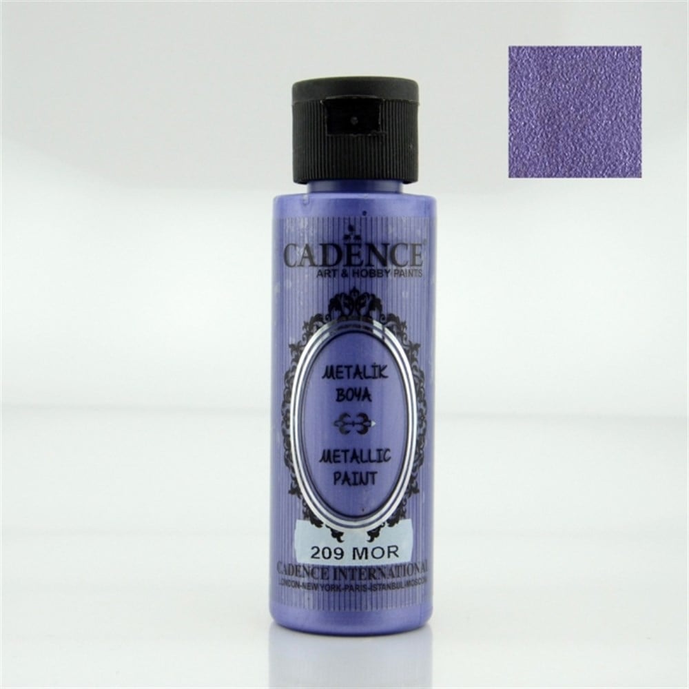 209 mor 70ML Metalik Boya