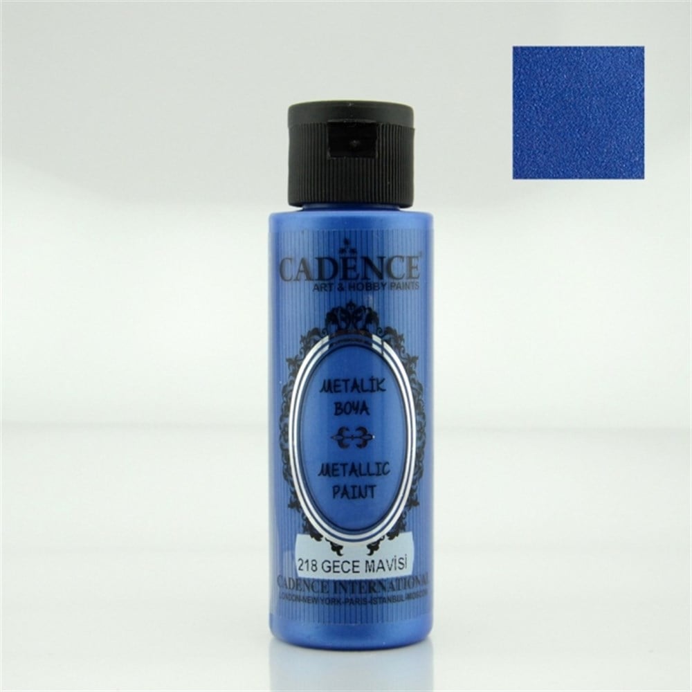 218 gece mavisi 70ML Metalik Boya