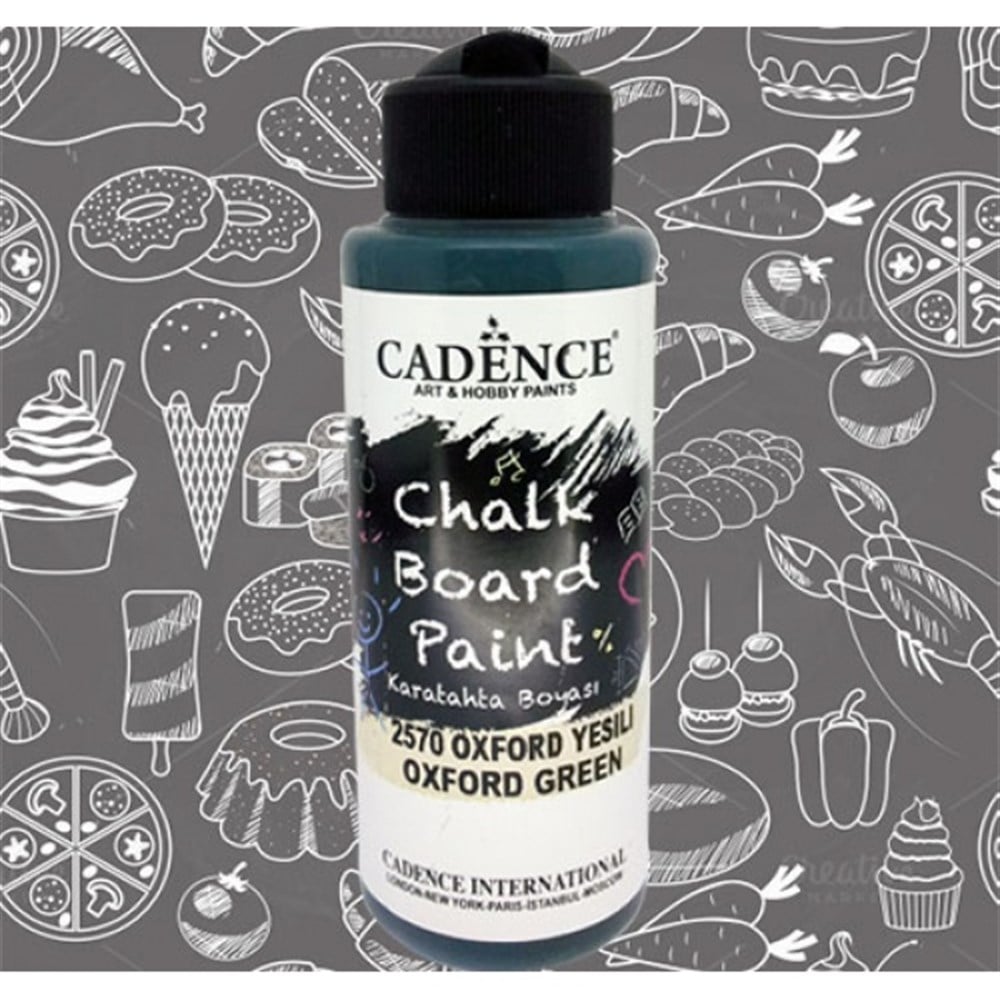 cadence kara tahta boyası oxford yeşil 120 ml